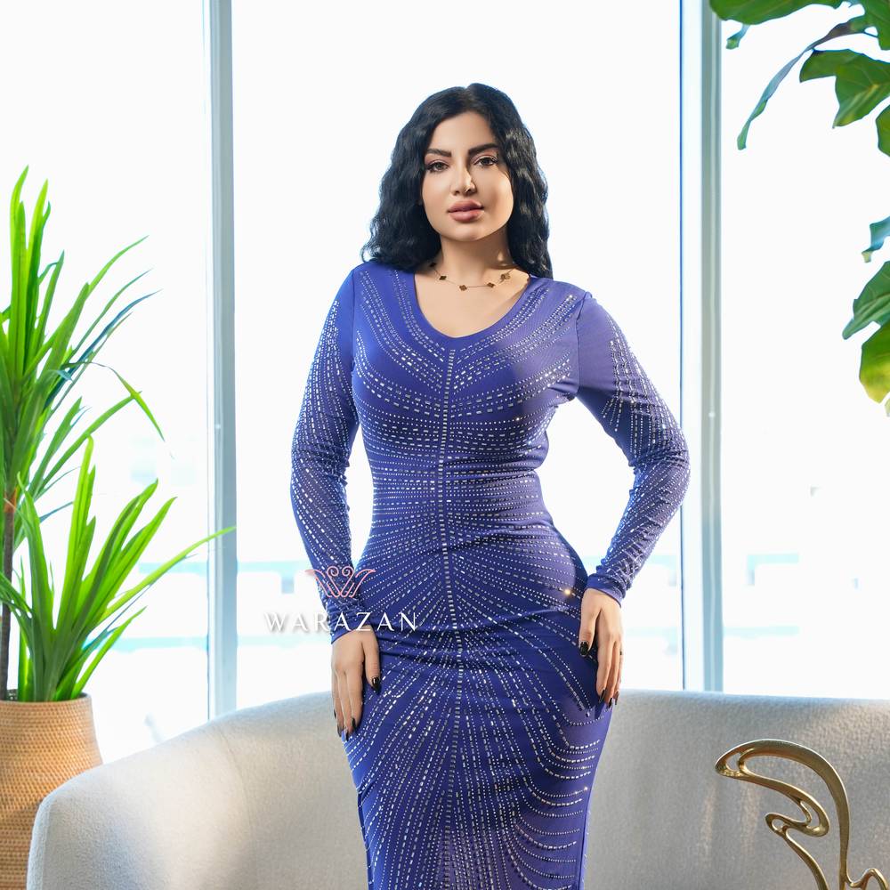 فستان سهرة ماسك وأنيق 