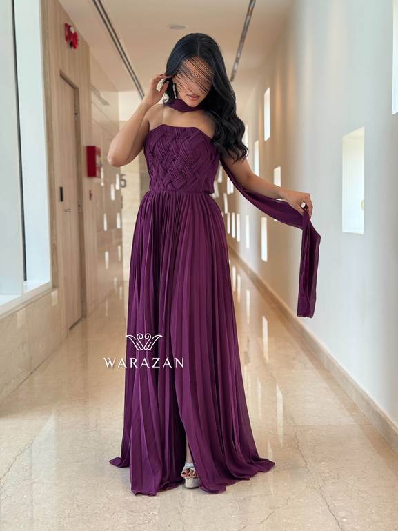فستان سهره بكسرات 