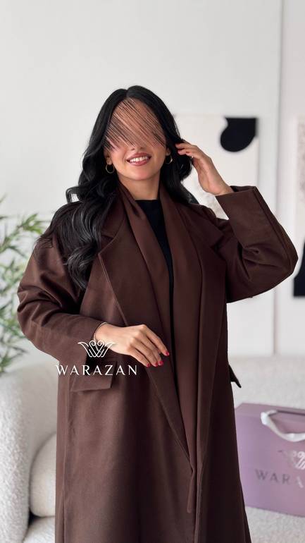 عباية شتوية ترنش كوت قصة A