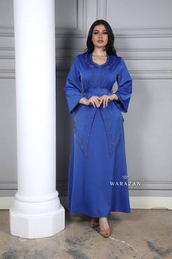 فستان سهرة ساتر بتطريز