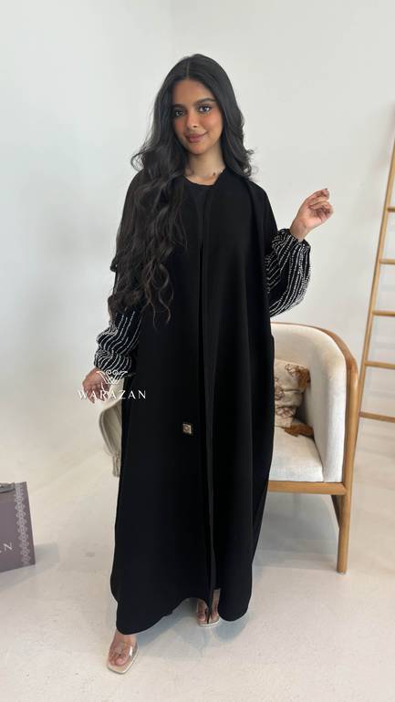 عباية للمناسبات بفصوص من الكم 