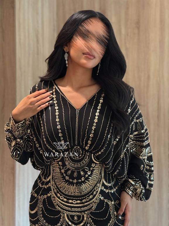 فستان سهره بتطريز ملكي 