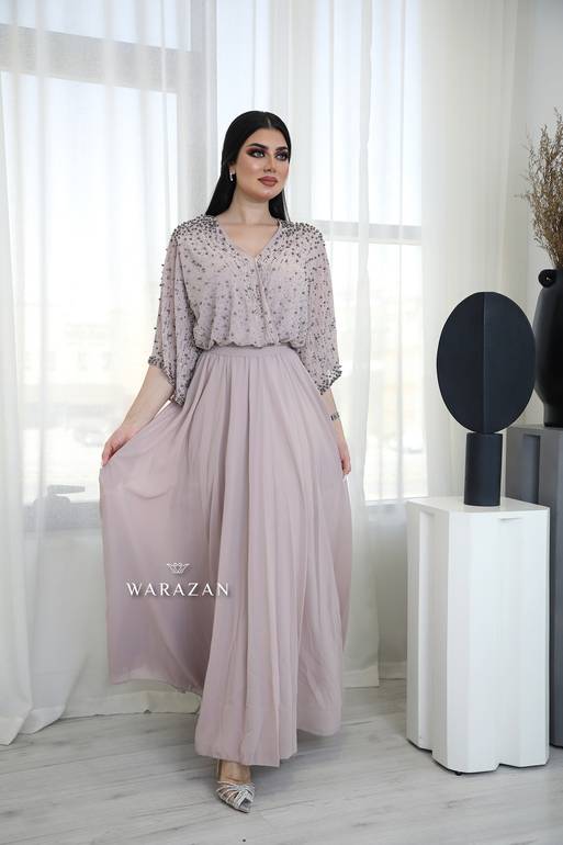 فستان سهره ملكي بتطريز