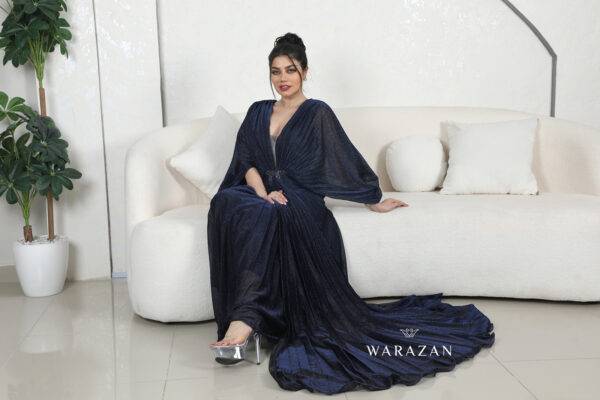 فستان ساتر راقي بتطريز