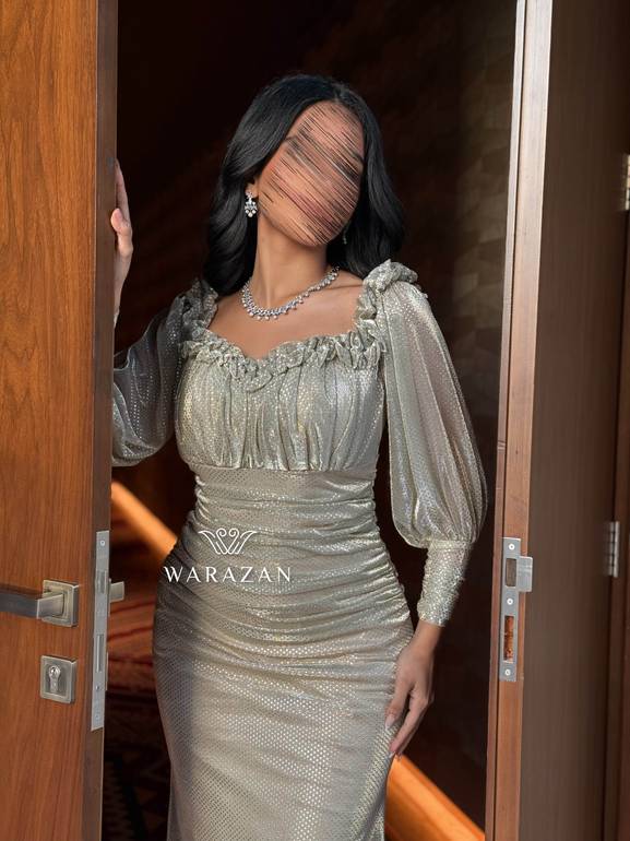 فستان سهرة ناعم ستايل راقي