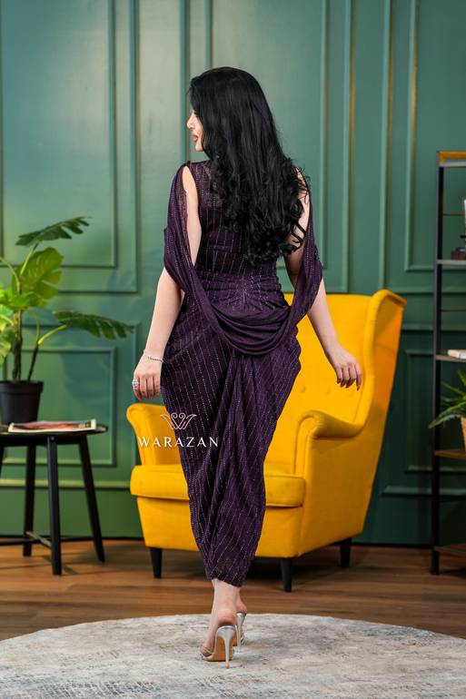 فستان سهرة ناعم ستايل مختلف 