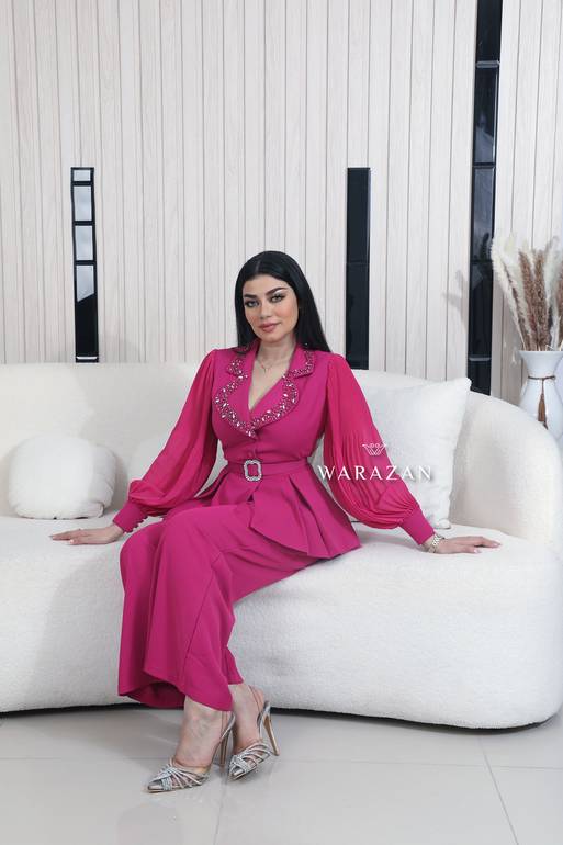 طقم بنطلون رسمي أكمام بيليسيه 