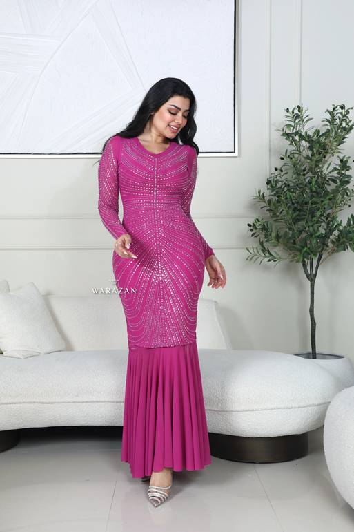 فستان ماسك كرستال 