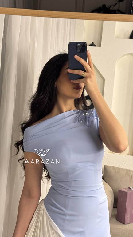 فستان ماسك بكسرات 
