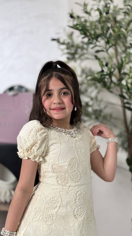 فستان بناتي بقصة جميله
