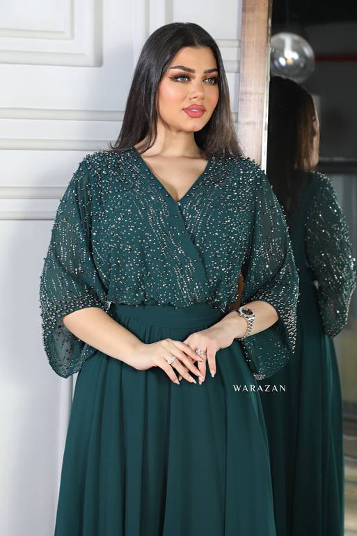 فستان سهره ملكي بتطريز