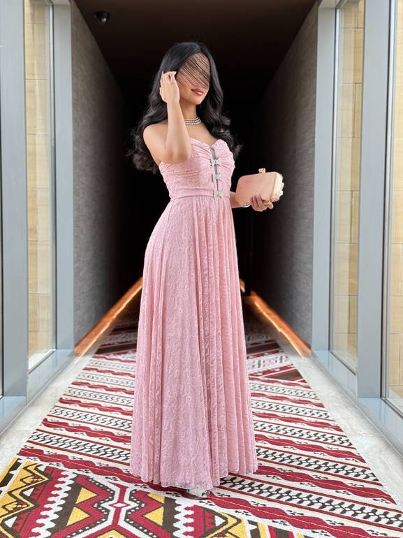 فستان سهرة توب للمناسبات الراقية