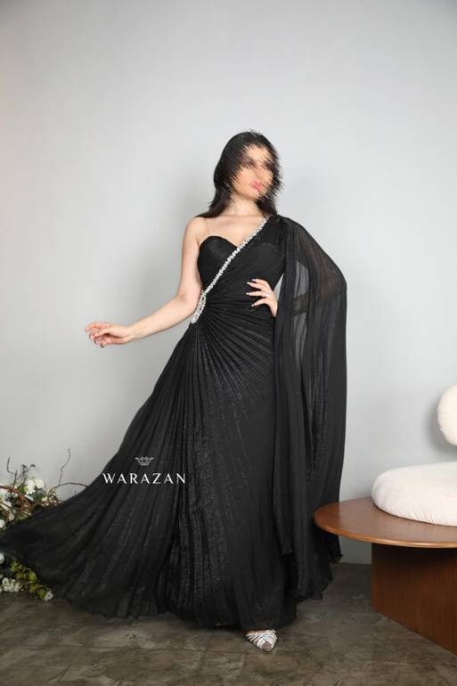 فستان سهرة بيليسيه بتطريز للمناسبات