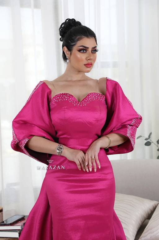 فستان سهرة قطعتين شانطون ملكي