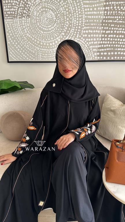 عباية لايام العيد بتطريز يدوي 