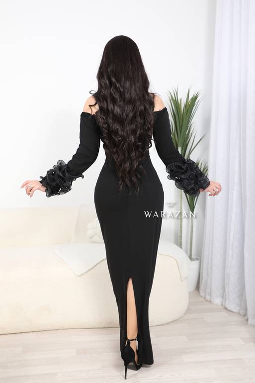 فستان سهرة طويل وناعم ماسك  