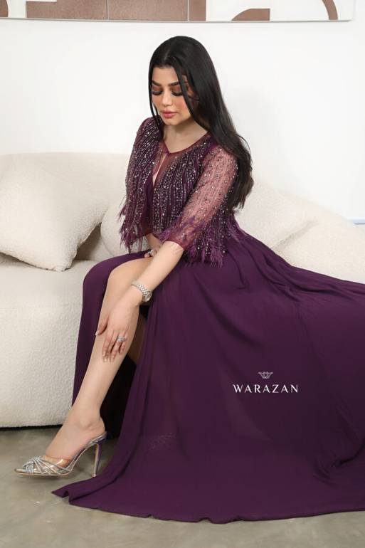 فستان ماسك سهرة قطعتين