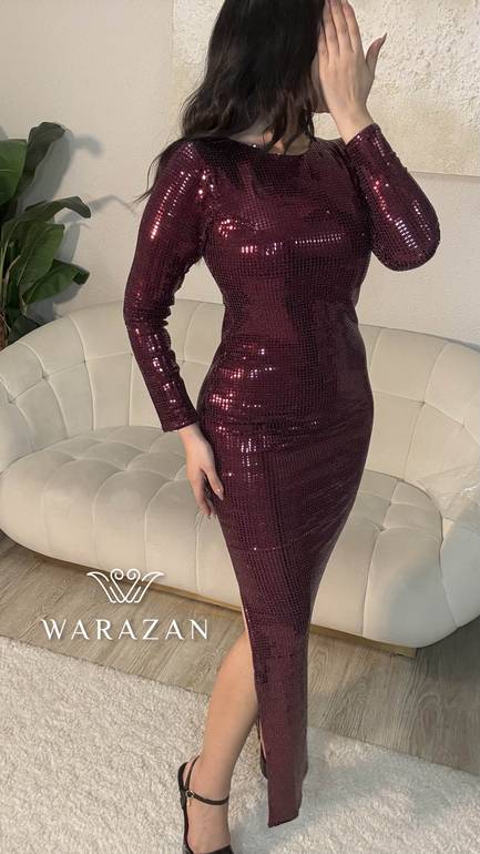 فستان سهرة ناعم انيييق للمناسبات 