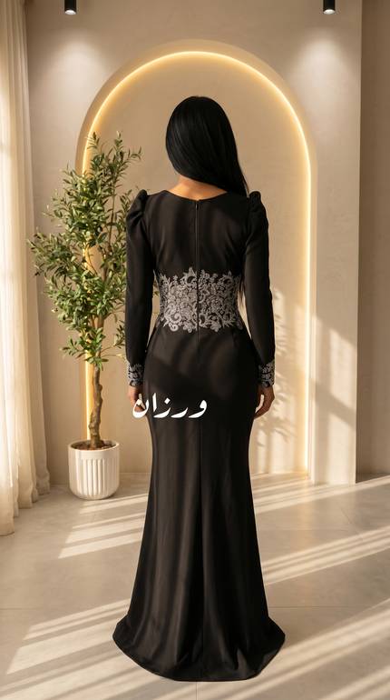 فستان كريب سراميك