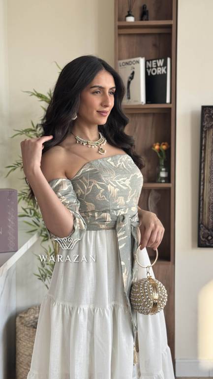 فستان سهرة أنيق دبل كلوش