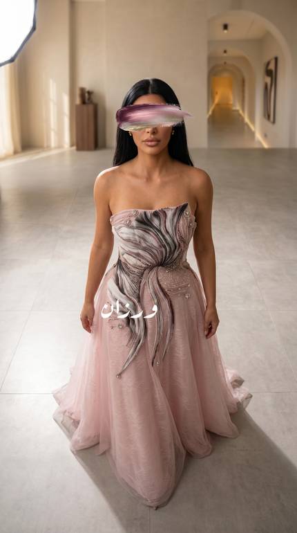 فستان عصري فاخر