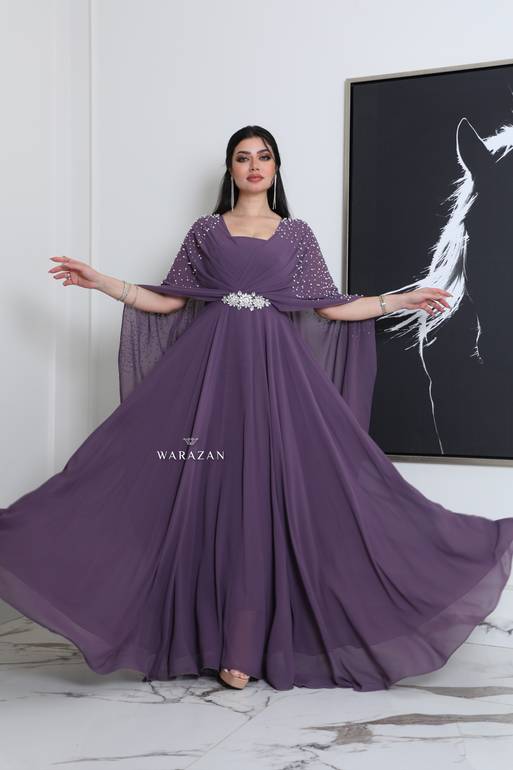 فستان ساتر راقي للمناسبات 