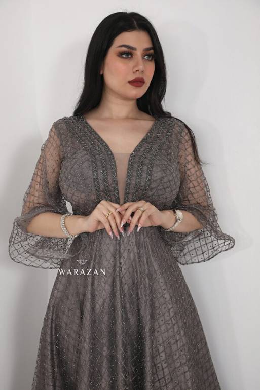 فستان سهرة راقي مقاسات كبيرة