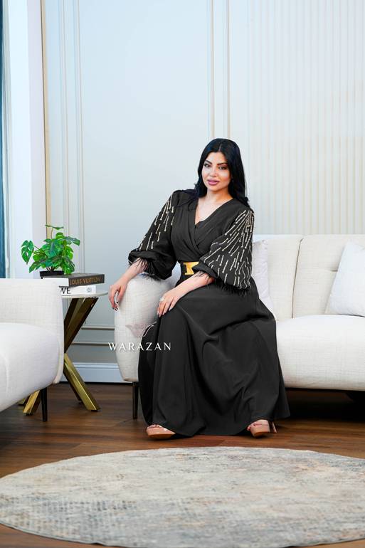 فستان سهرة ناعم مخمل للخطوبة والعيد والمناسبات