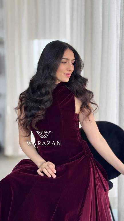 فستان جوخ انيف بيليسيه من الجنب 