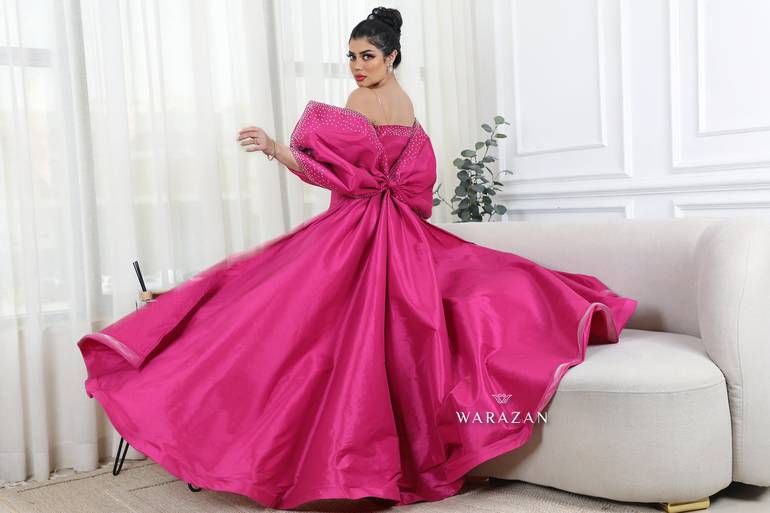 فستان سهرة قطعتين شانطون ملكي