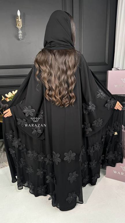 عباية باربي أنيقة بتخيلة ورود