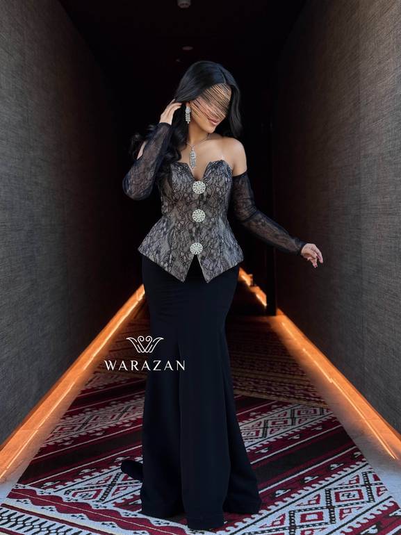 فستان سهره بقصة انيقه واكمام 