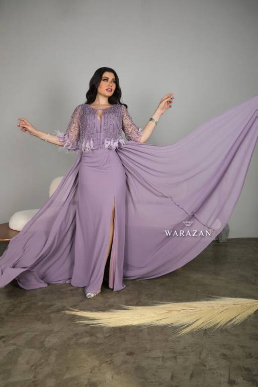 فستان ماسك سهرة قطعتين