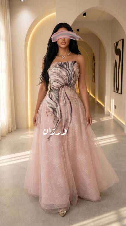 فستان عصري فاخر