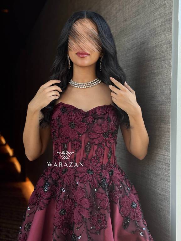 فساتين سهرة راقية بتصميم مميز