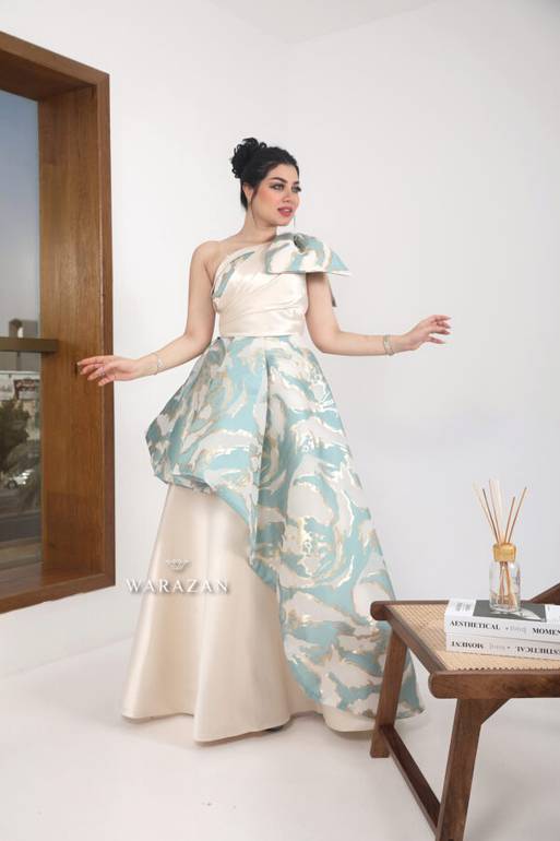 فستان سهرة ستايل راقي