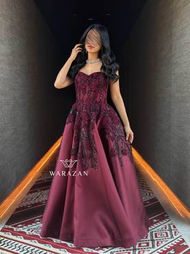 فساتين سهرة راقية بتصميم مميز