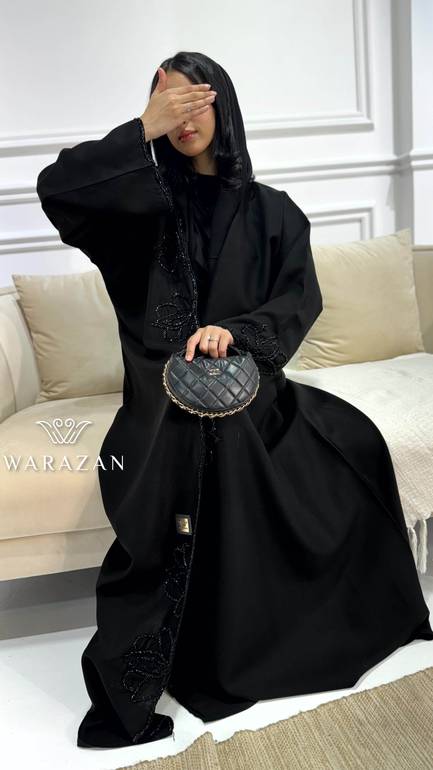 عباية للمناسبات بتطريز شك 