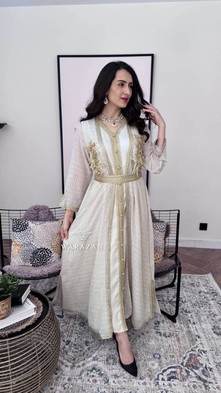 جلابيه مغربيه بستايل انيق وملكي