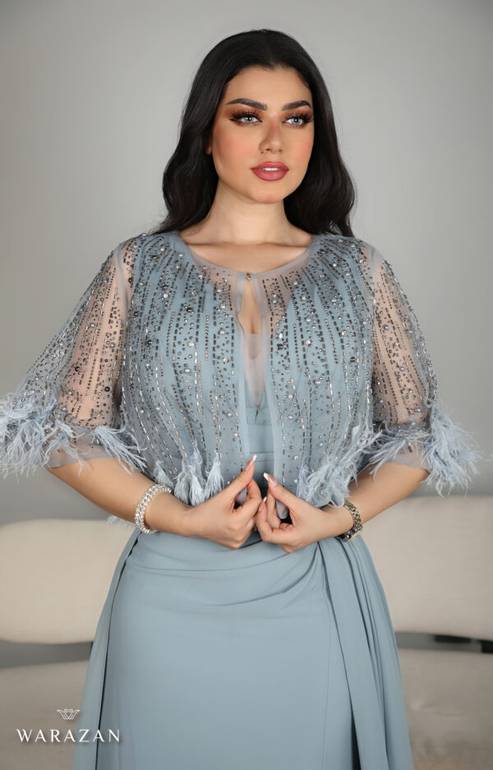 فستان ماسك سهرة قطعتين