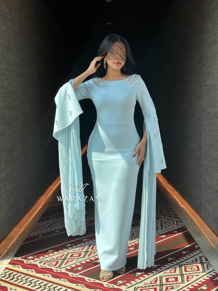 فستان سهره بقصة اكمام كسرات