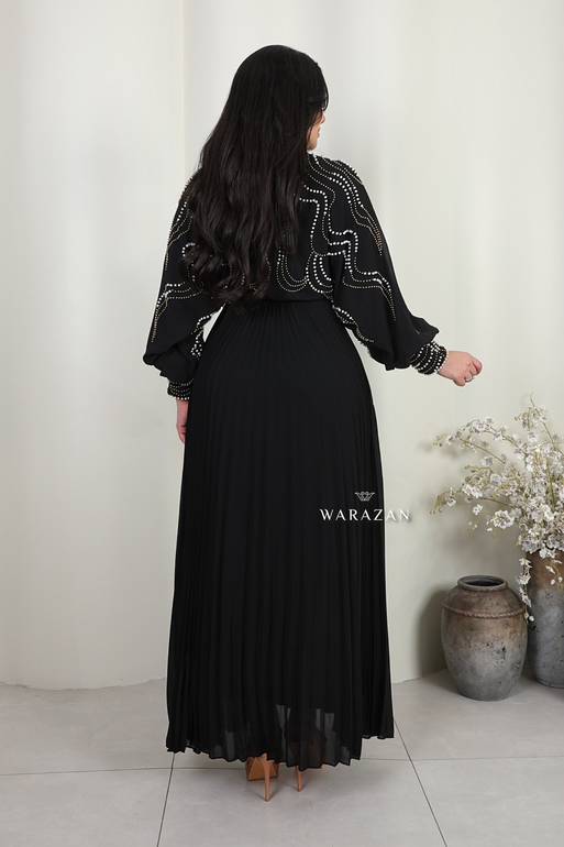 فستان سهرة بيليسيه بتطريز شك&nbsp;يدوي