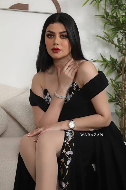 فستان ماسك راقي مع كلفة