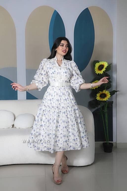 فستان مشجر مميز 