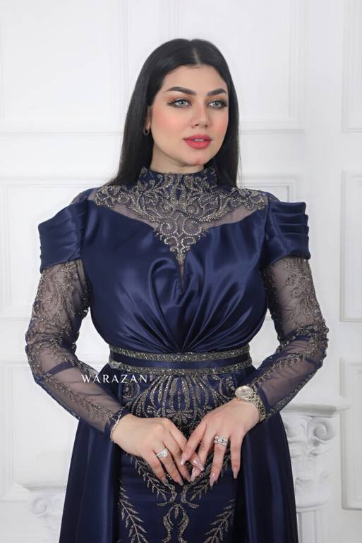 فستان سهرة راقي قطعتين