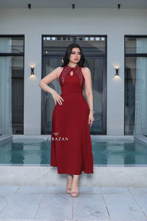فستان ناعم بيليسيه من الجنب 