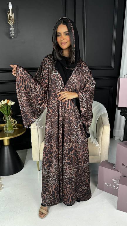 عباية دبل فيس أنيقة بتخيلة نمري  