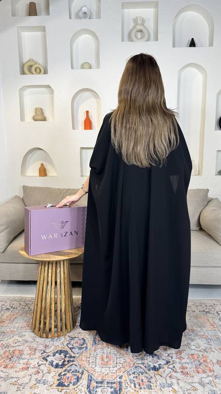 عباية بتدخيلة ورود و فصوص