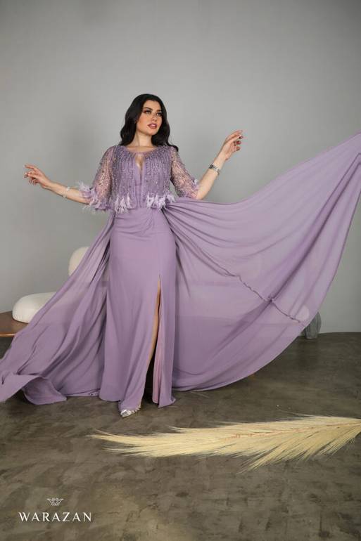 فستان ماسك سهرة قطعتين