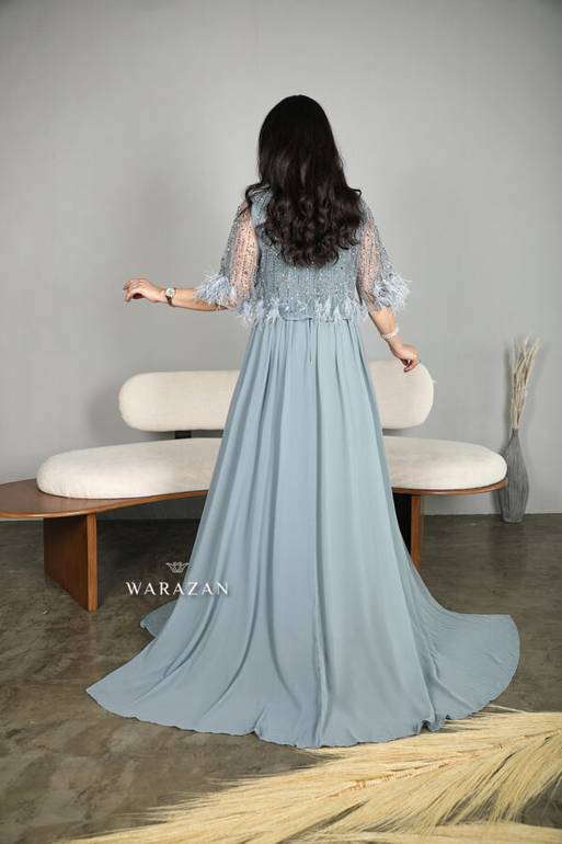 فستان ماسك سهرة قطعتين